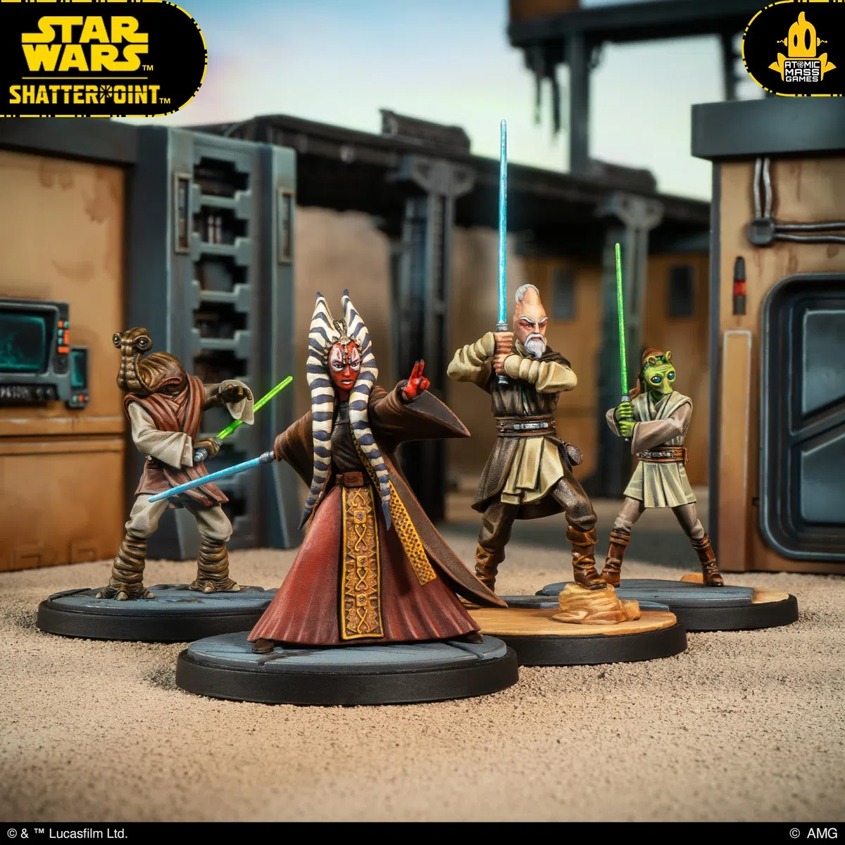 Star Wars Shatterpoint Wisdom of The Council Squad Pack - Tabletop Miniatures Game, Strategy Game for Kids and Adults, Ages 14+, 2 Players, 90 Min Playtime, Made by Atomic Mass Gamesl