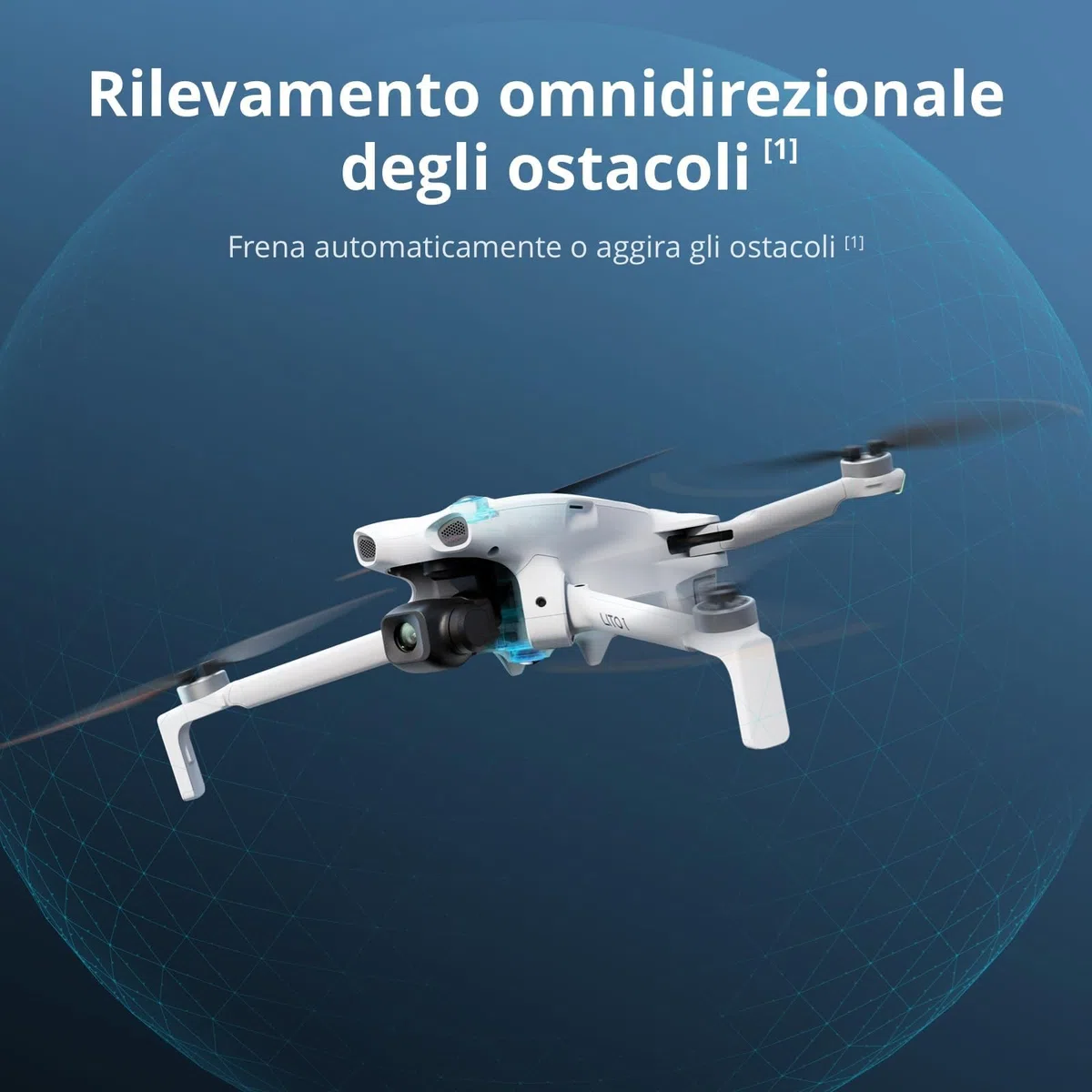 DJI Lito 1 Combo 2 Batterie Bundle, drone con fotocamera 4K, rilevamento degli ostacoli, ActiveTrack, video 4K e immagini 8K, trasmissione video 15 km, C0 (Lito 1 Combo)