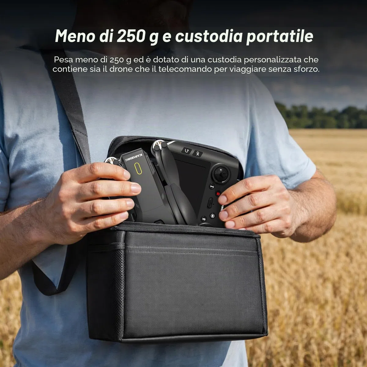 Drone K600GPS con telecamera EIS 1080P, schermo HD da 4,5 pollici, ritorno automatico a casa, tracciamento, motore brushless quadrirotore telecomandato pieghevole per adulti, bambini e principianti