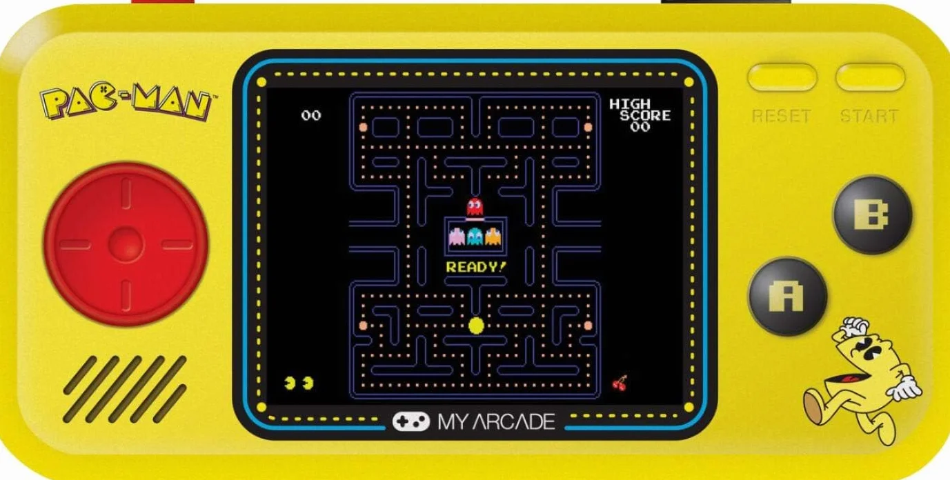 My Arcade Pocket Player Pacman 3 Games Retro Console One Size