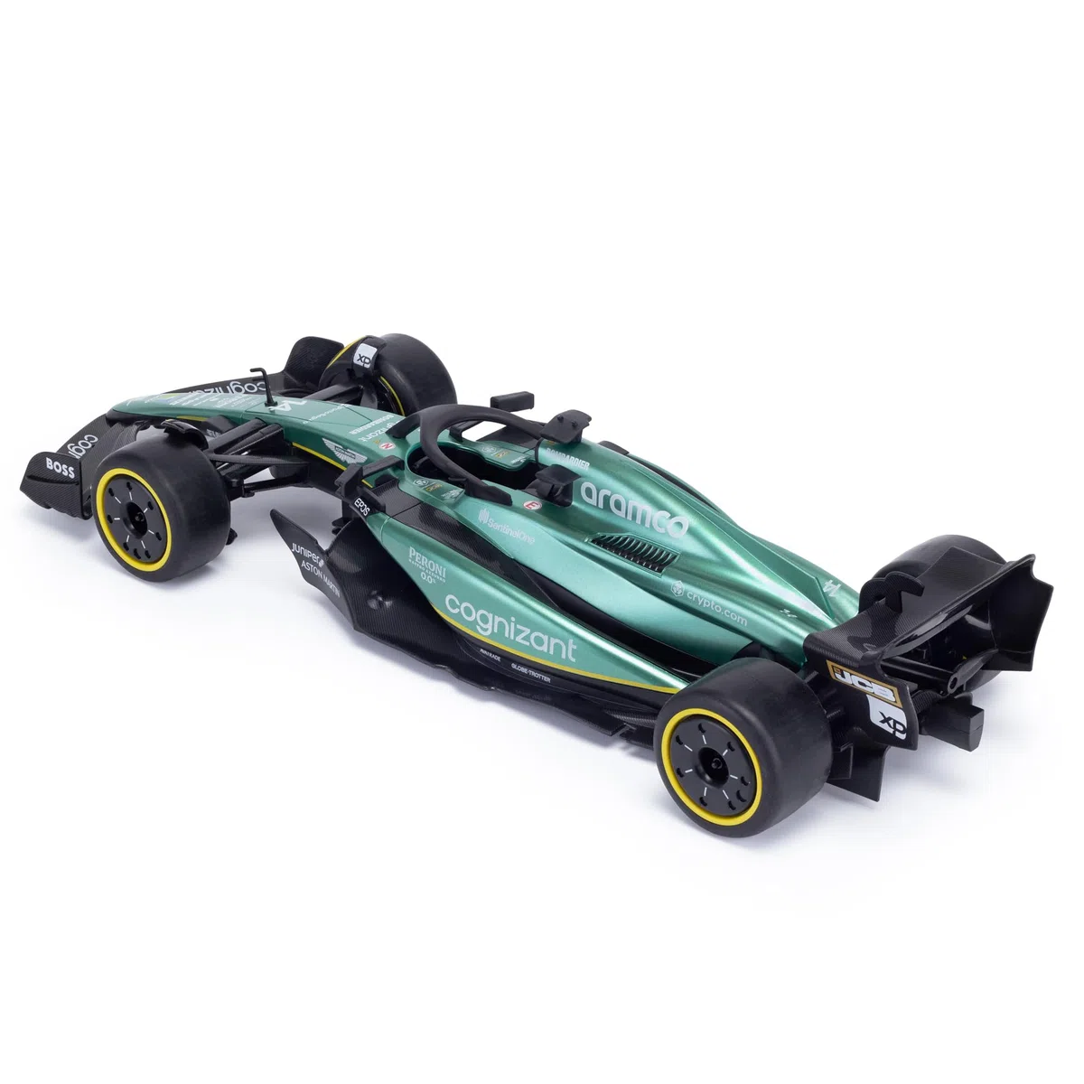 Aston Martin F1 RC Auto radiocomandata AMR22 (scala 1:14) – Telecomando 2,4 GHz – Modello auto da corsa con licenza ufficiale Aston Martin – Conducente: Fernando Alonso & Lance Stroll – Formula 1