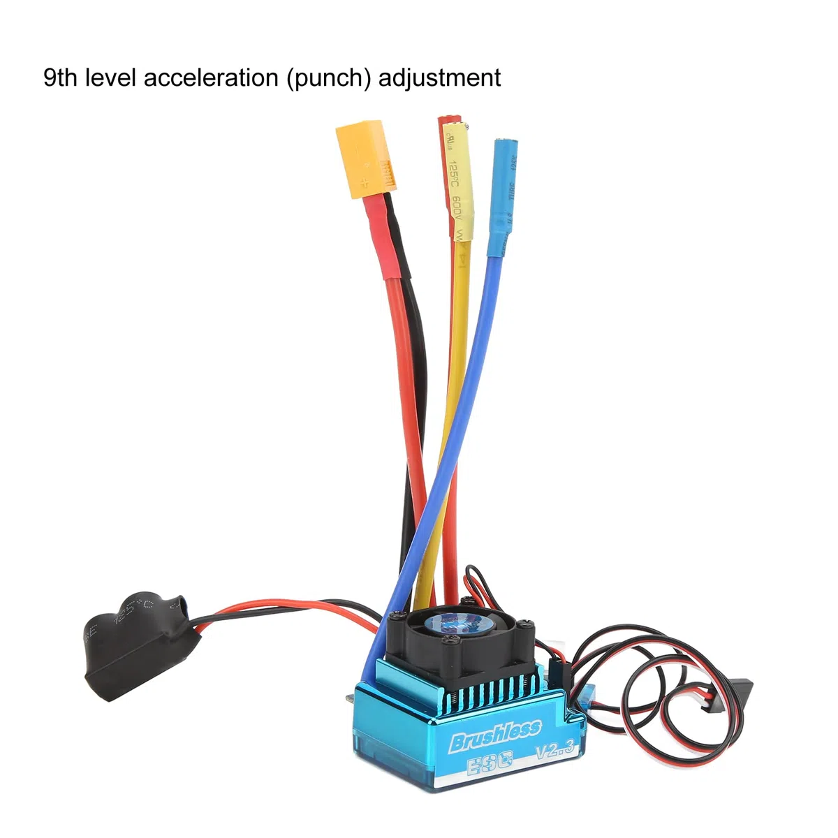 RC Brushless ESC 120A Regolatore di velocità Elettrico programmabile XT60 Plug Brushless ESC per 1/10 1/8 RC Car