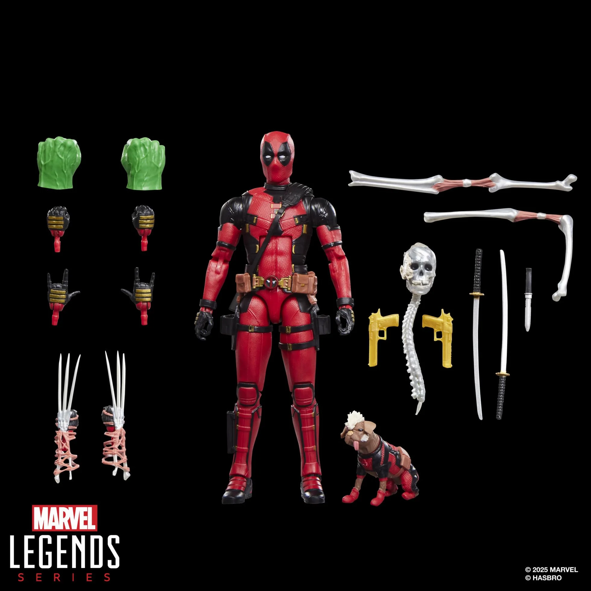 Hasbro Marvel Legends Series, Dogpool e Deadpool, idea regalo, action figure collezionabile da 15 cm del film Deadpool & Wolverine dei Marvel Studios
