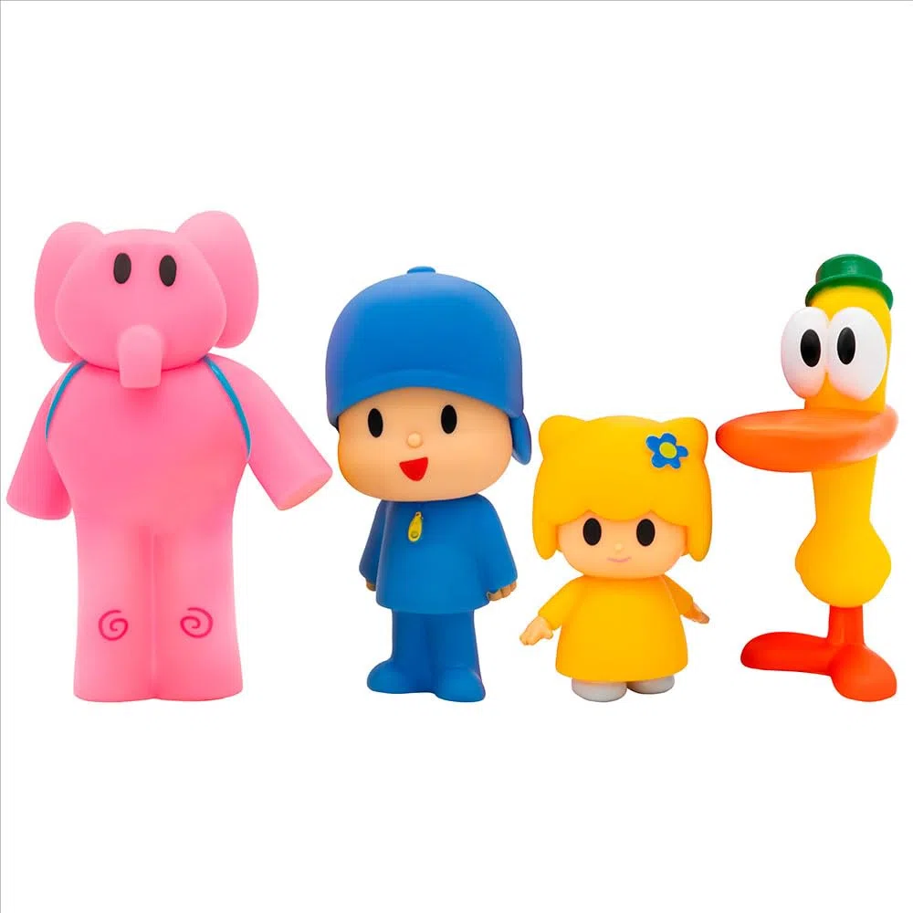 Pack 4 Super Figure Pocoyó e Suoi Amici