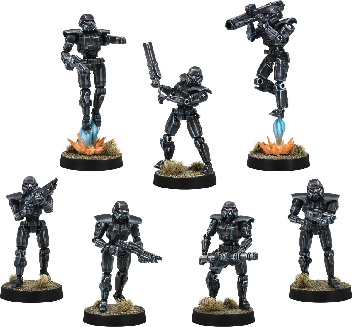 Atomic Mass Games | Star Wars Legion Dark Troopers Expansion | Espansione Di Unità, Compatibile Con Star Wars Legion, Unità Di Supporto Pesante, Doppia Attivazione | 2 Giocatori | 90 Min