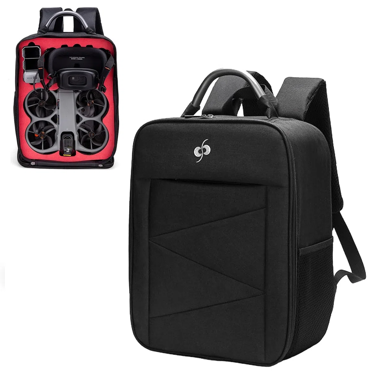 Zaino di grande capacità per DJI Avata 360, borsa portatile da viaggio per drone Avata 360/Motion Fly More Combo, per occhiali N3, custodia resistente a prova di caduta
