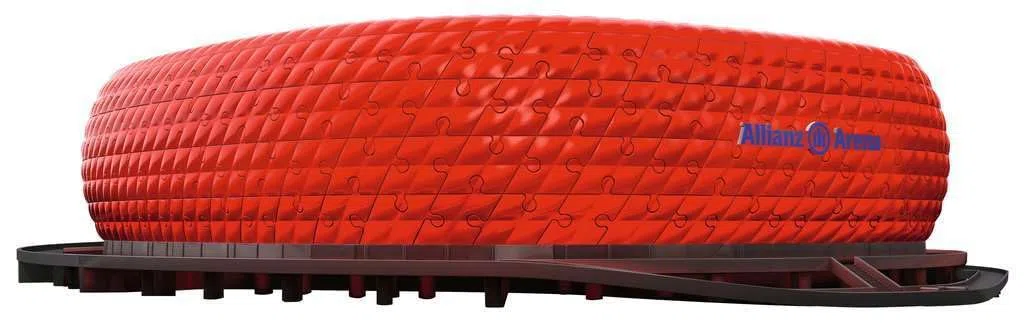 Ravensburger 3D Puzzle Allianz Arena bei Nacht 12530 - Bayern München Fanartikel - leuchtet im Dunkeln: Erleben Sie Puzzeln in der 3. Dimension