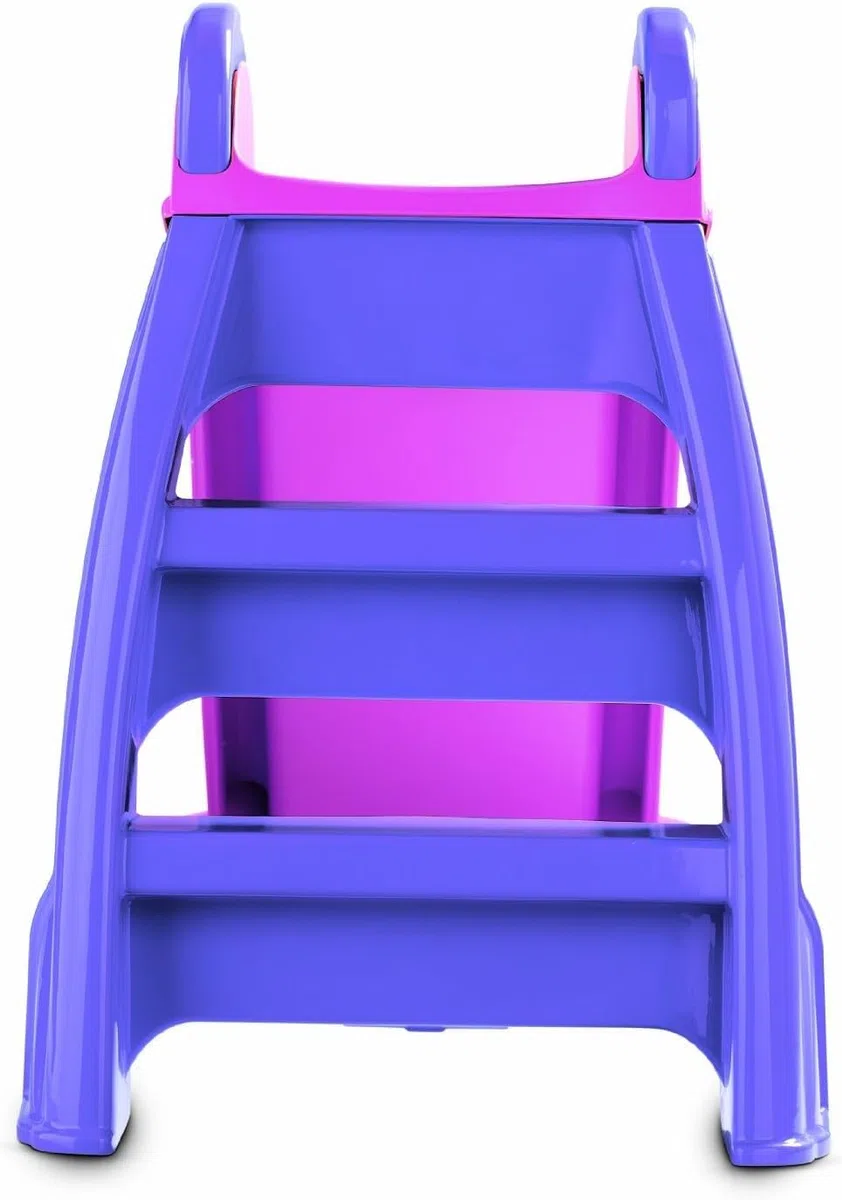 Little Tikes Scivolo - Per interni o esterni, Giocattolo da giardino e attività all'aperto per bambini, resistente, stabile, sicuro, Età dai 18 mesi in su, Rosa e Viola