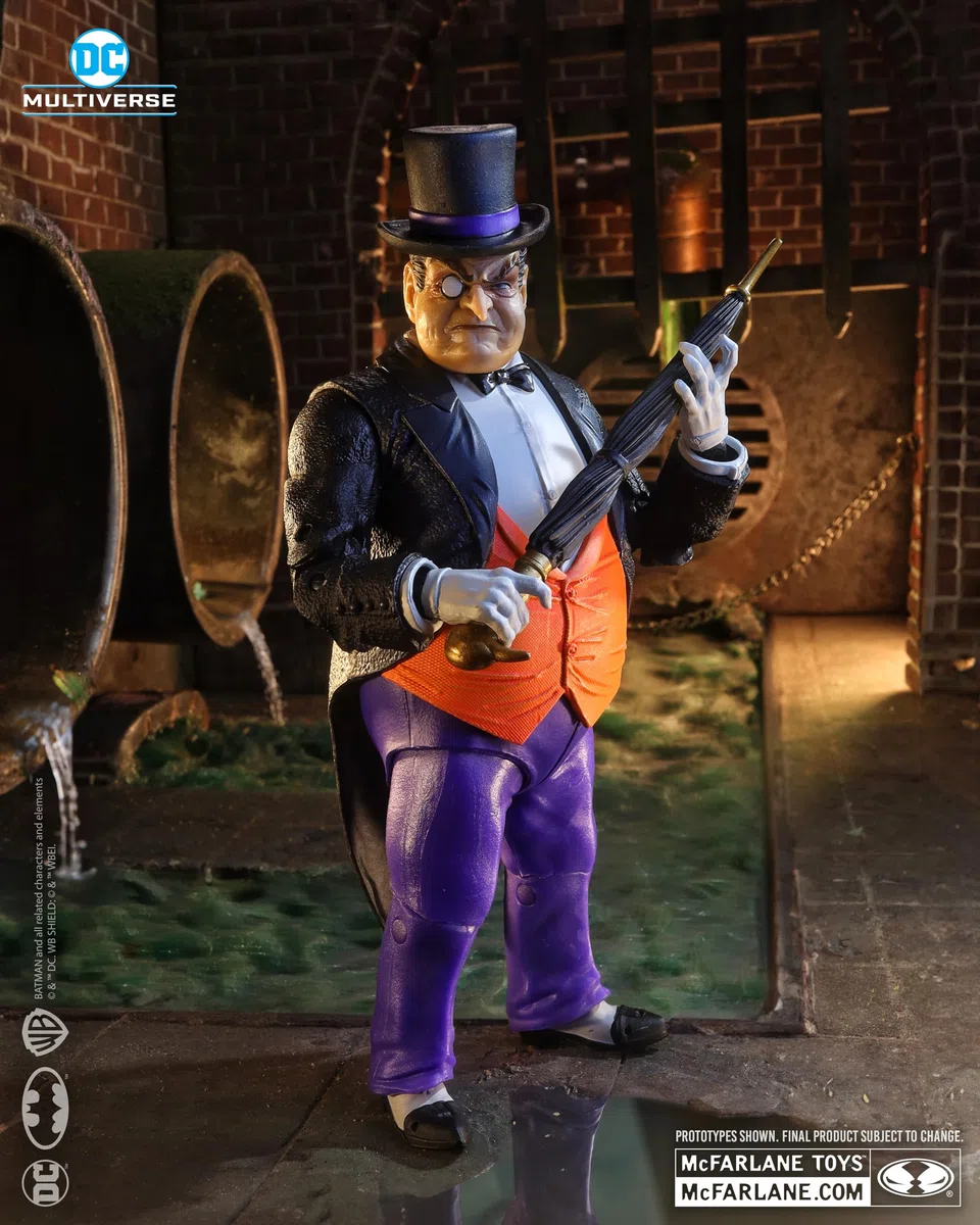 McFarlane Toys DC Collector Edition - Action figure The Penguin WV4#12 da 7 pollici con accessori e carta d'arte