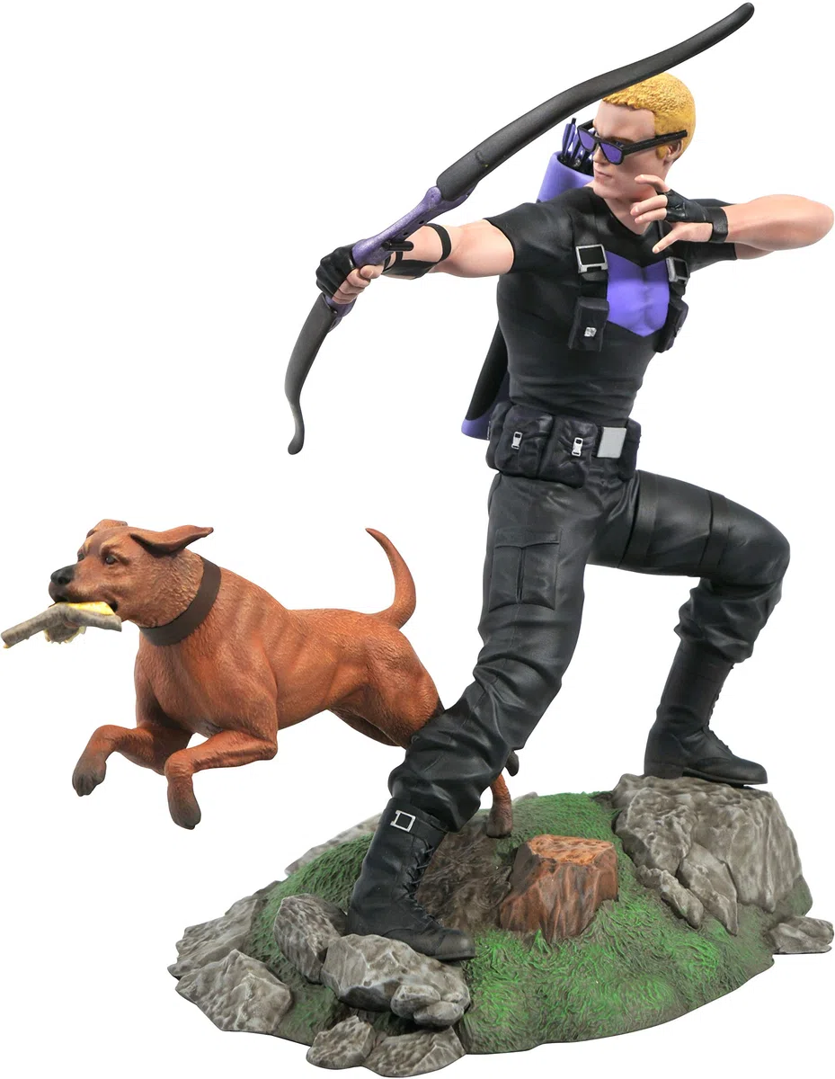 DIAMOND SELECT TOYS Figure - marvel gallery comic hawkeye pvc statue, multicolore