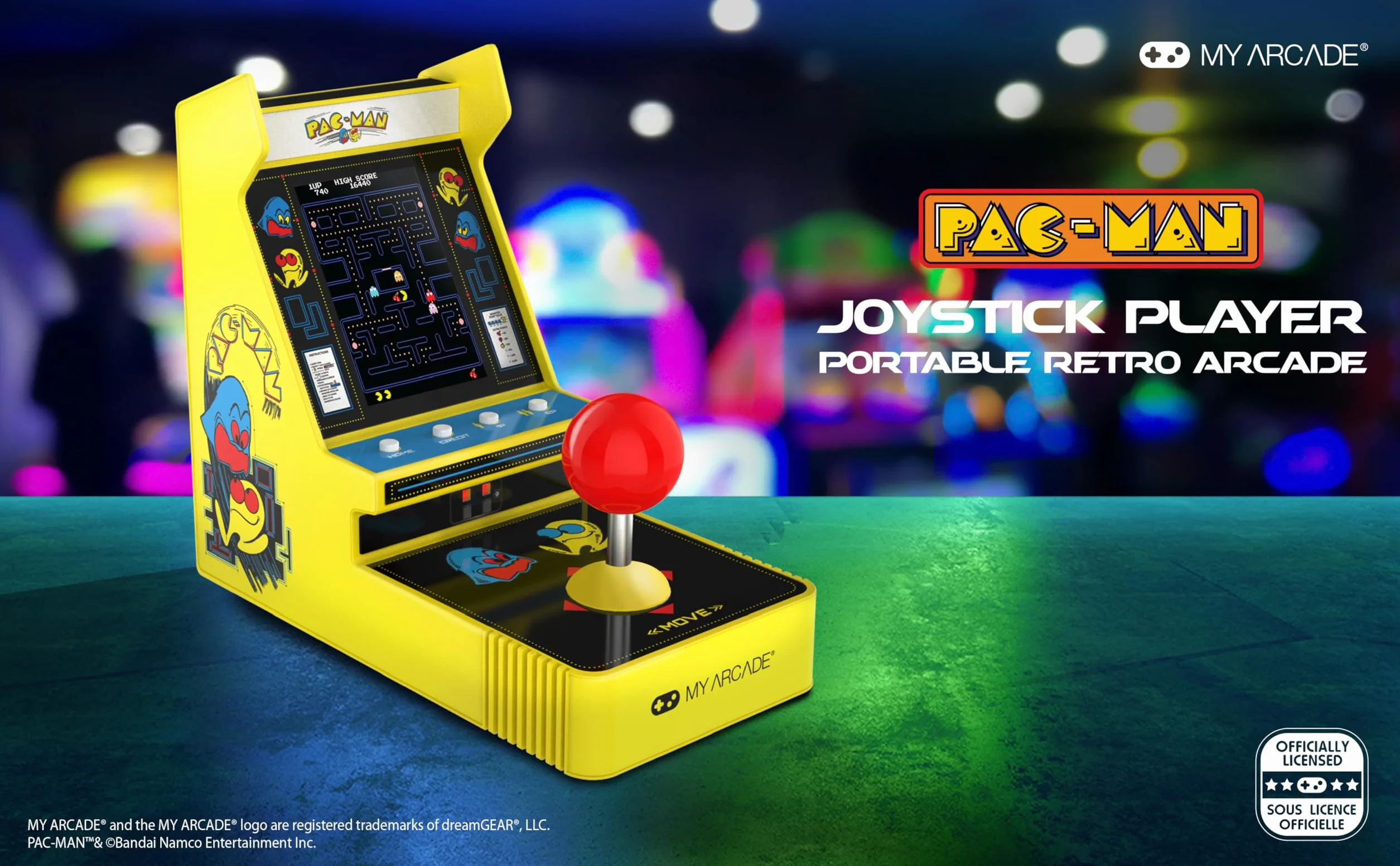 My Arcade Joystick Player Pacman Retro Gamepad Taglia unica