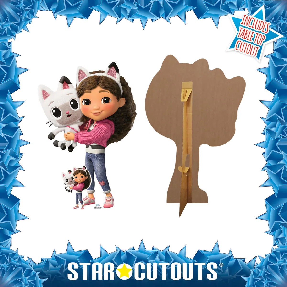 Star Cutouts SC4790 - Sagoma in cartone di Gabby and Pandy Paws from Gabby's Dollhouse Movie, altezza 136 cm