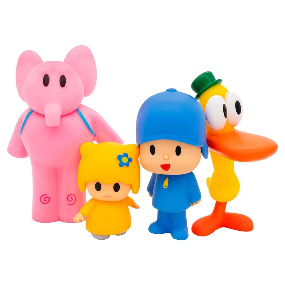 Pack 4 Super Figure Pocoyó e Suoi Amici