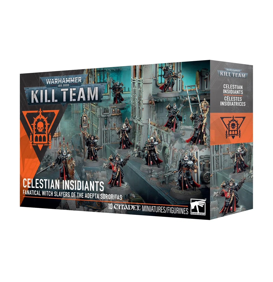 Warhammer 40,000 Kill Team Celestian Insidiants Miniatures Set GWS-102-69 Detailed Figures Hobby Collection