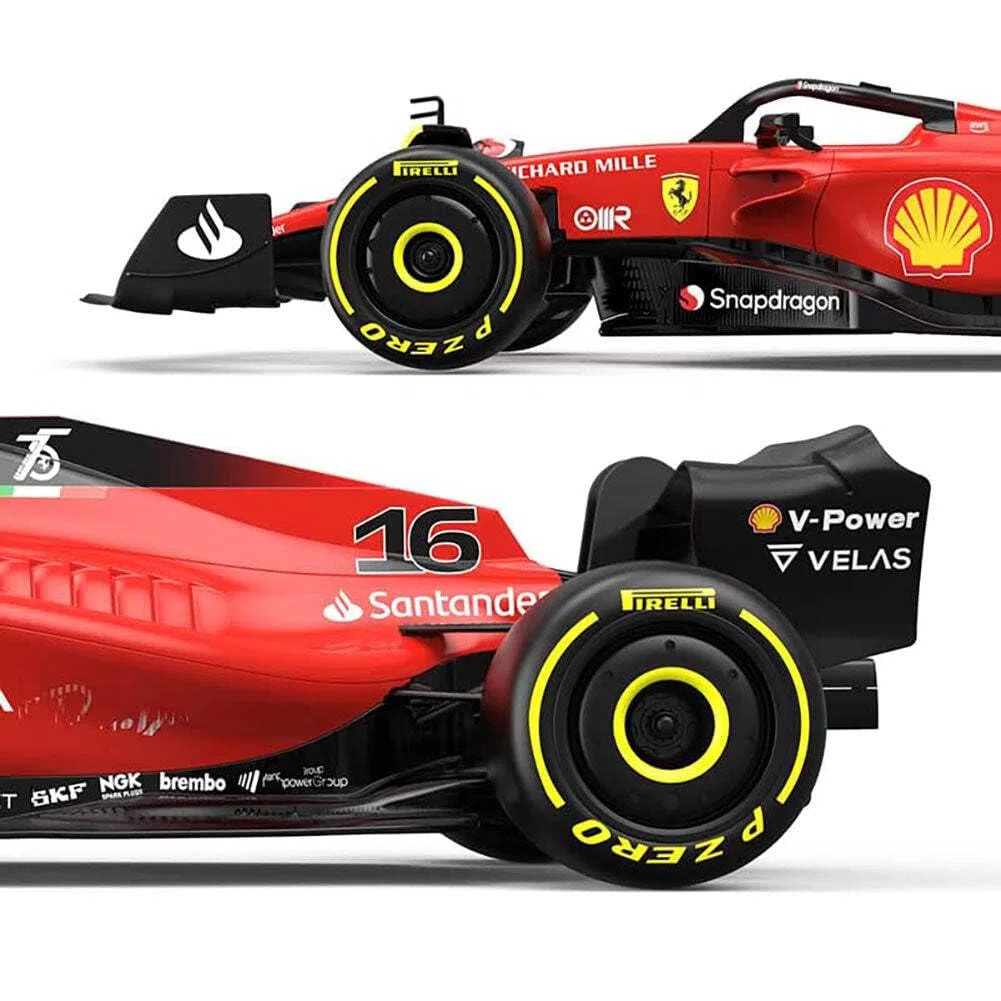 CMJ RC Cars Auto telecomandata Ferrari F1 F1-75 (scala 1:18) - Auto telecomandata 2022 Formula 1 piloti - Charles LeClerc + Carlos Sainz Drive To Surive