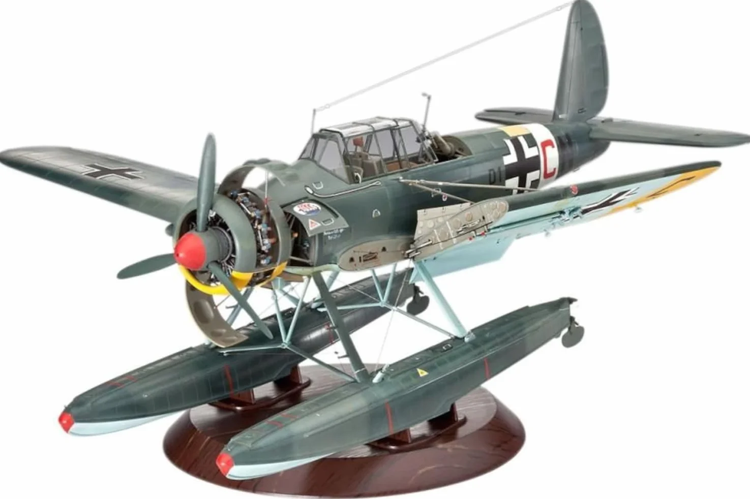 Revell 03787 Arado Ar196A-3 - Modellino in plastica non verniciata, scala 1:32