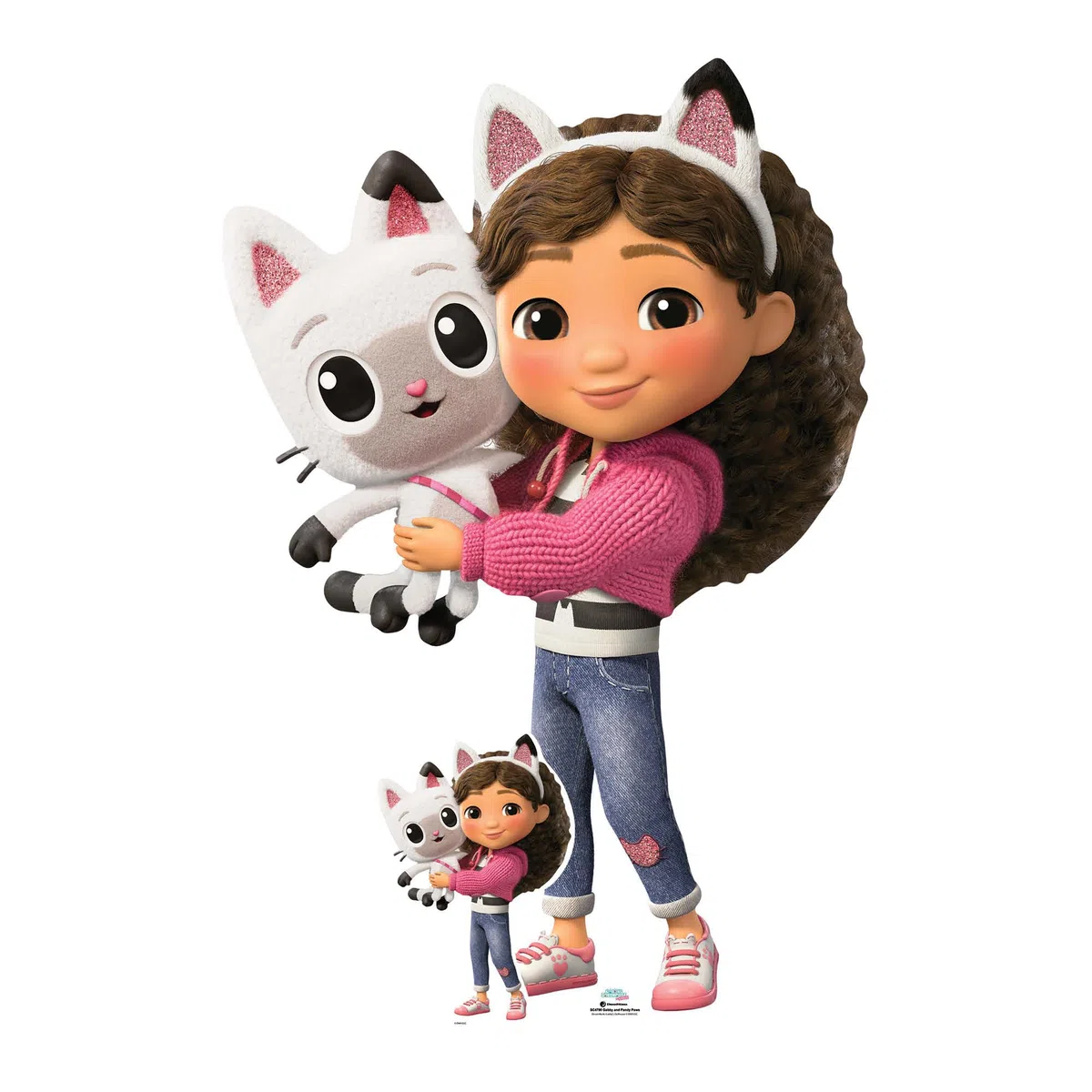 Star Cutouts SC4790 - Sagoma in cartone di Gabby and Pandy Paws from Gabby's Dollhouse Movie, altezza 136 cm