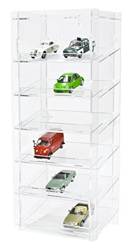 SORA 1:43 Torretta espositiva per modellini auto con pannello posteriore trasparente