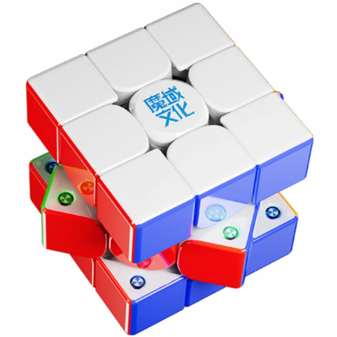 MoYu WeiLong WRM V11 20M Ball Core Cubo Magico MagLev UV Versione 3x3 Cubo Magnetico-Speed Senza Adesivi con Panno Magico