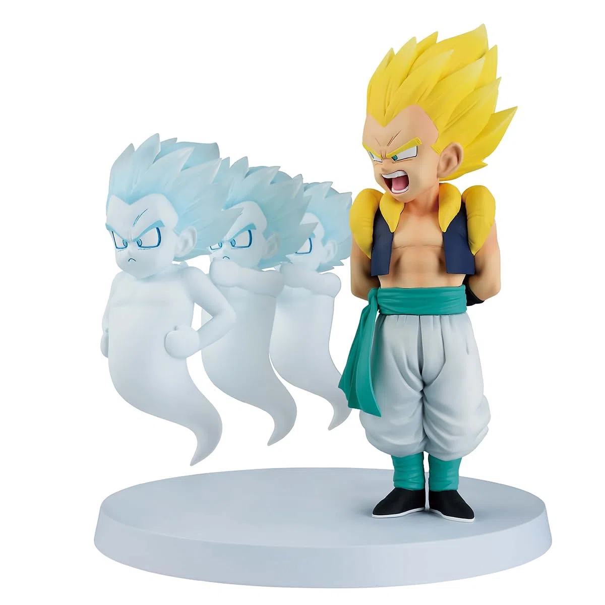 Ichibansho Figure - Dragon Ball Z - Super Saiyan Gotenks & Ghost (Dragon History II) Statua da collezione Momento Revible