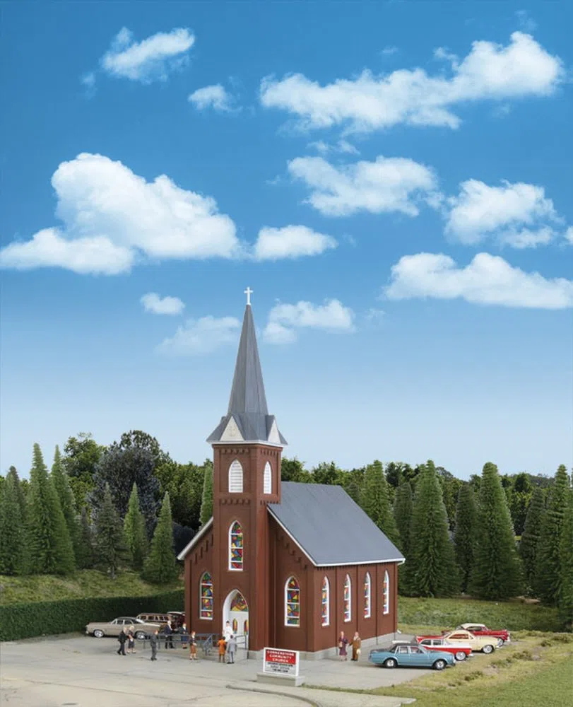 Walthers Cornerstone 933-3496 - Chiesa, Misura M, Colore: Marrone