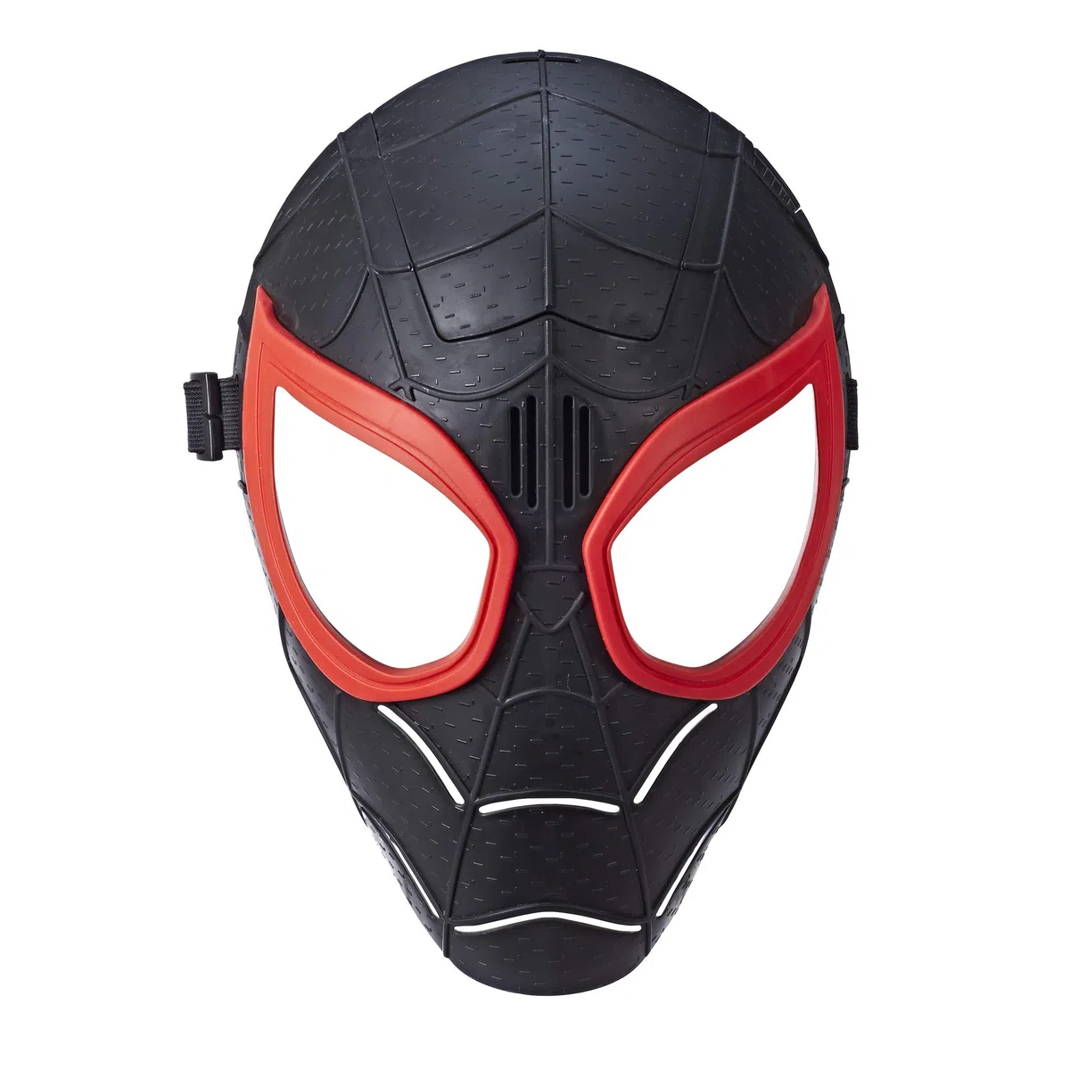 Spider-Man Marvel - Maschera elettronica di miglia morali, accessorio per travestimento, giocattolo E2911, variegato
