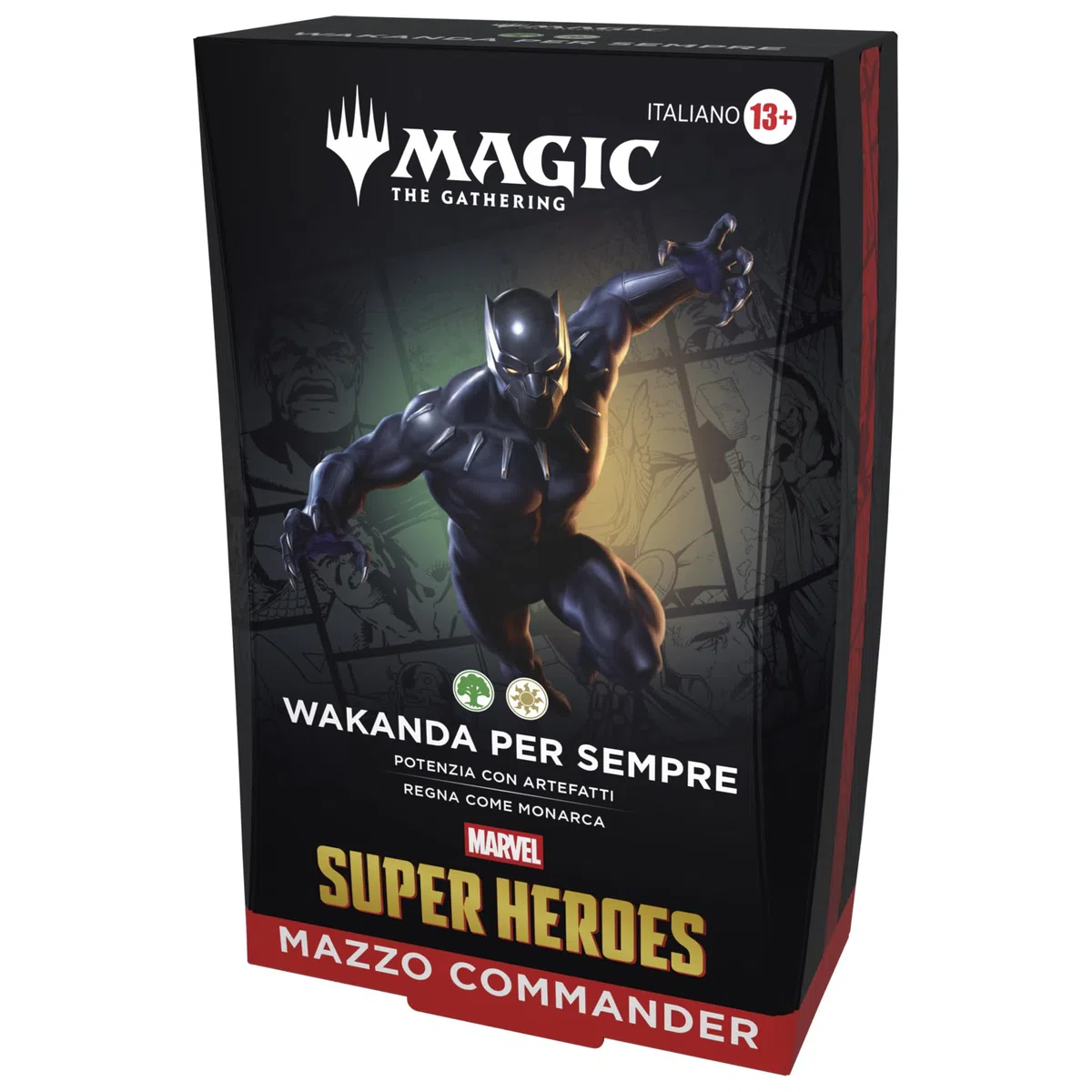 Mazzo Commander di Magic: The Gathering - Marvel Super Heroes - Wakanda per Sempre (Versione Italiana)