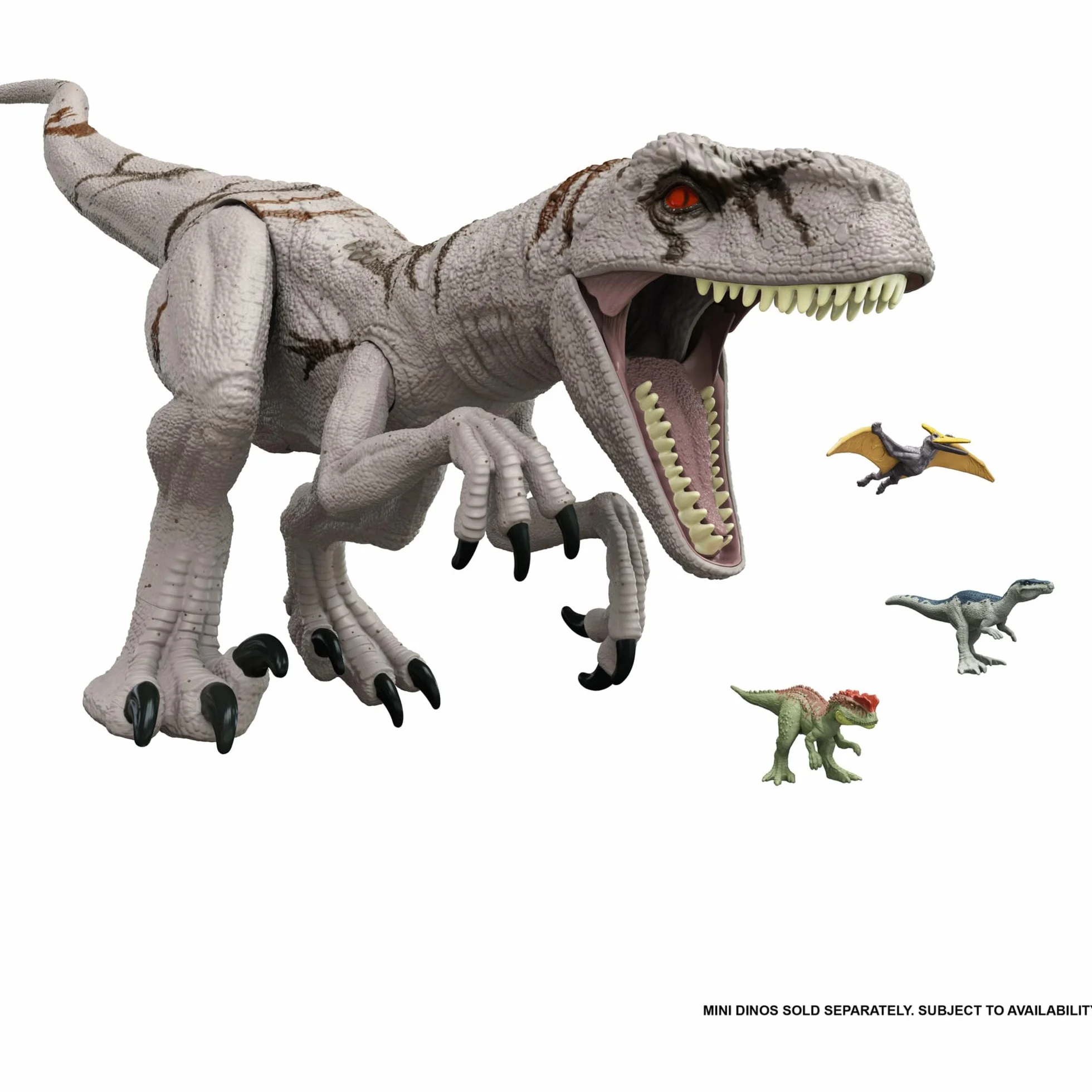 Mattel Jurassic World-Super Colossal, Istinto di Sopravvivenza Dinosauro Veloce Snodato, Giocattolo per Bambini 4+ Anni, HFR09